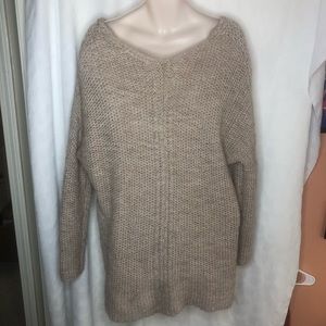 Moth by Anthropologie Chain Pullover Sweater
